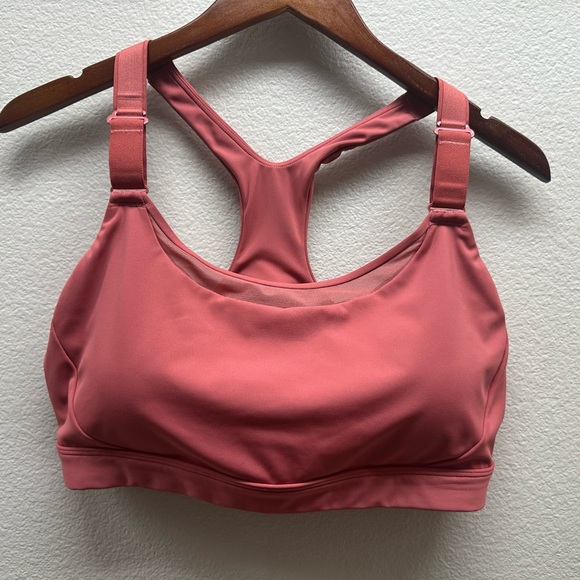 Athleta Women's Adjustable Sports Bra-Orange/Peach - Picture 1 of 4